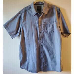 NEW 5.11 TACTICAL ARES SHORT SLEEVE SNAP BUTTON SHIRT 71372 STAMPEDE MEDIUM GRAY